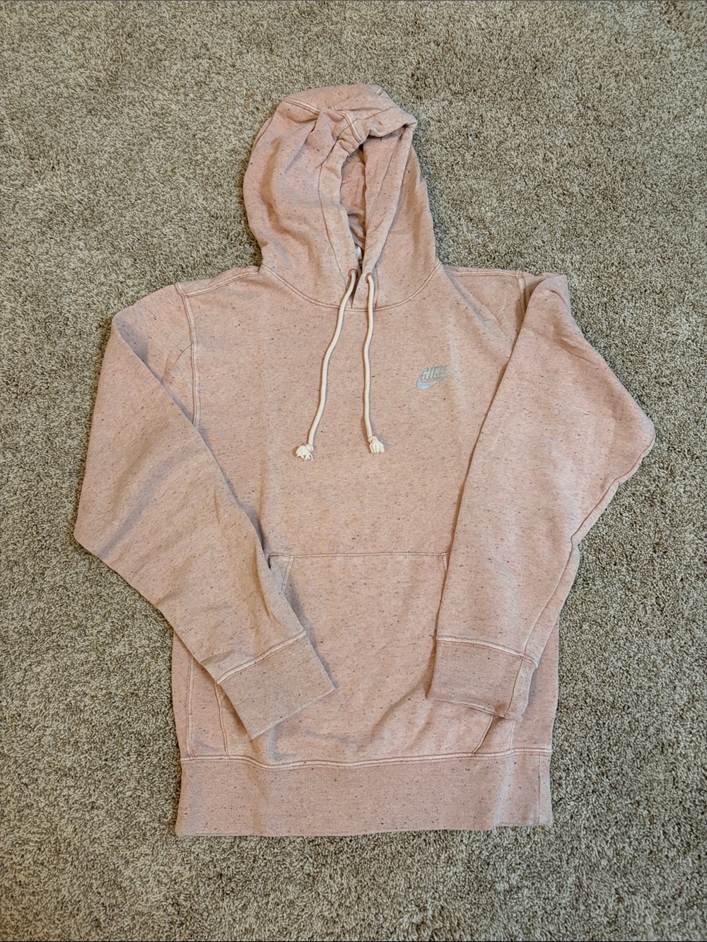 Nike Men's Pink Marble Sweatshirt